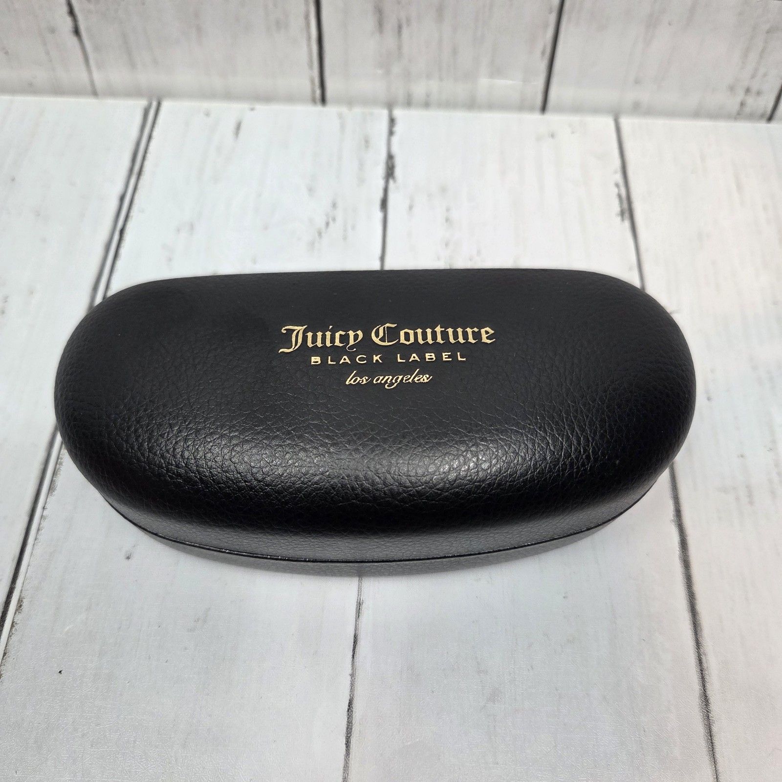 Juicy Couture Black Label Los Angeles Glasses Case Eyeglass Case Sunglass Fine